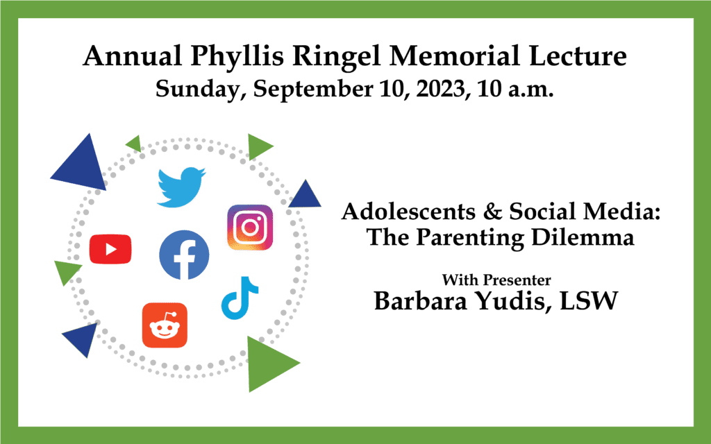 Title page for Phyllis Ringel Memorial Lecture